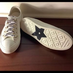 White Christian Dior Sneakers